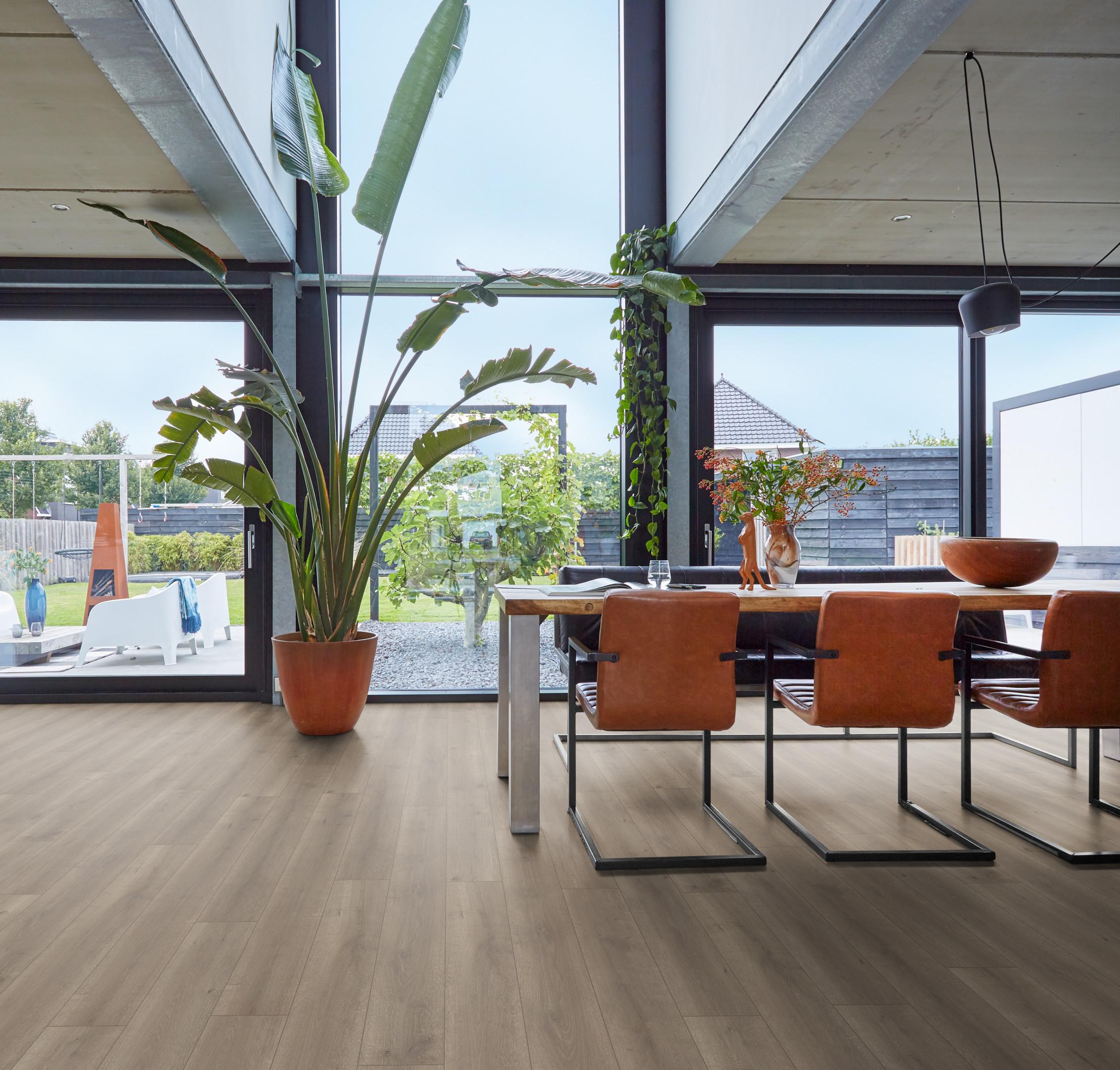 Laminaat Queens Collection Grijs Bruin Eiken - sfeer