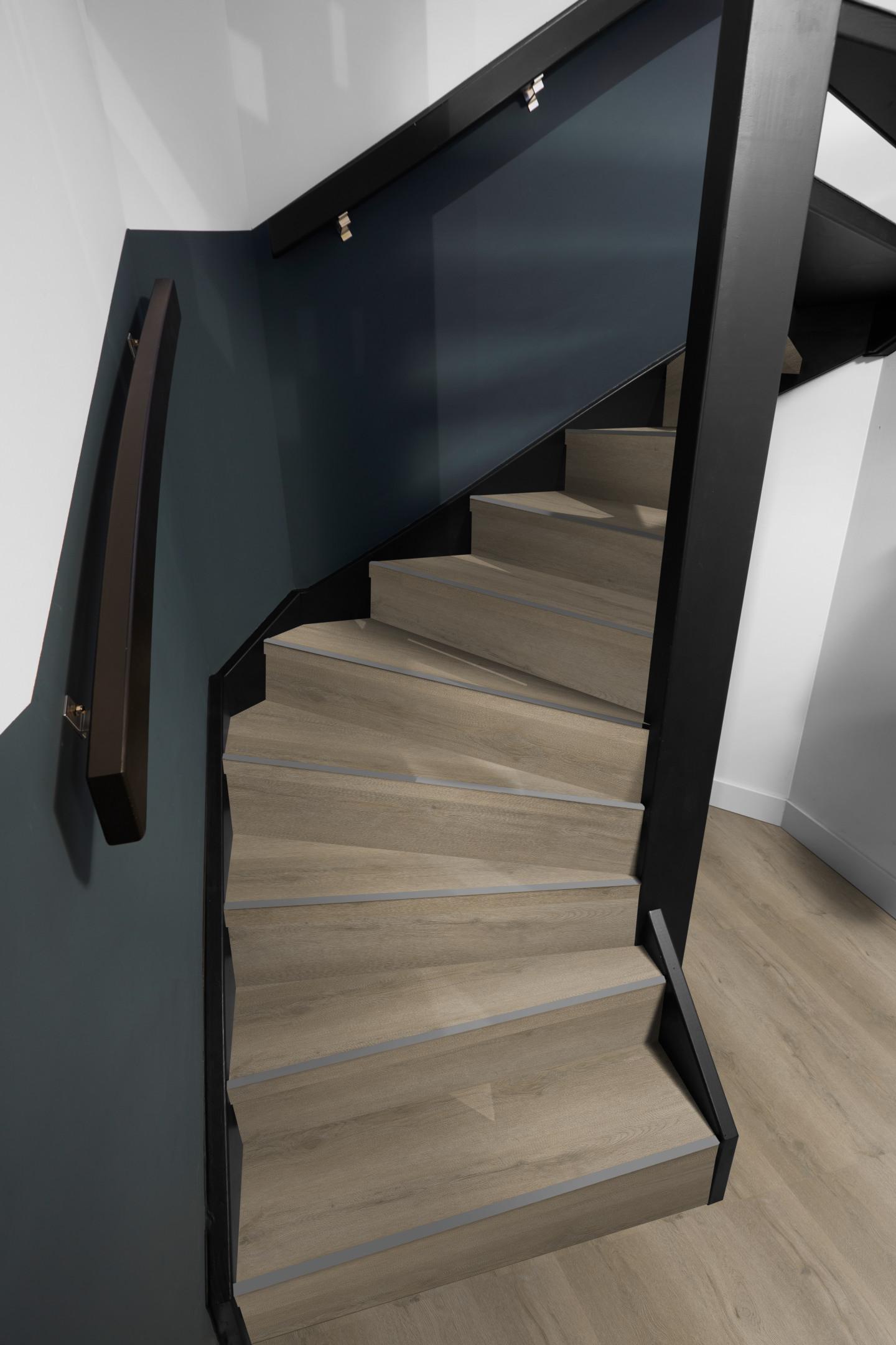 Traptreden Set PVC Leyton Light Oak - sfeer