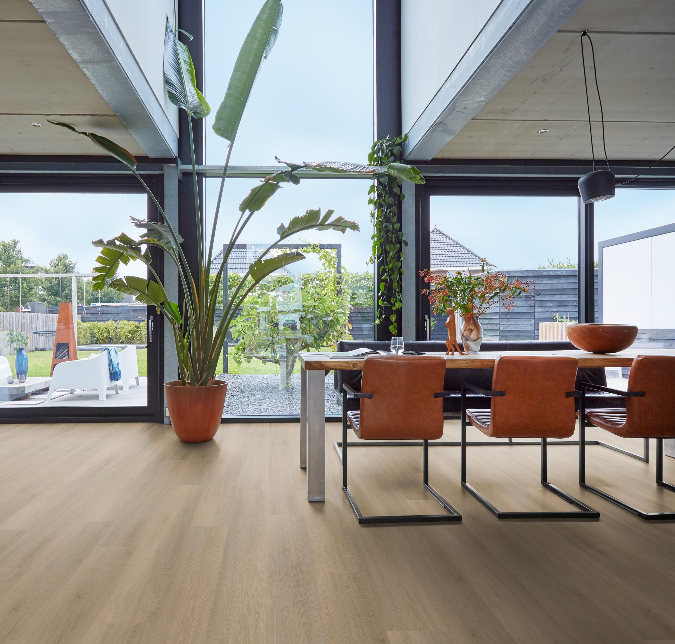 PVC Newham Collection Naturel Oak Dryback - sfeer