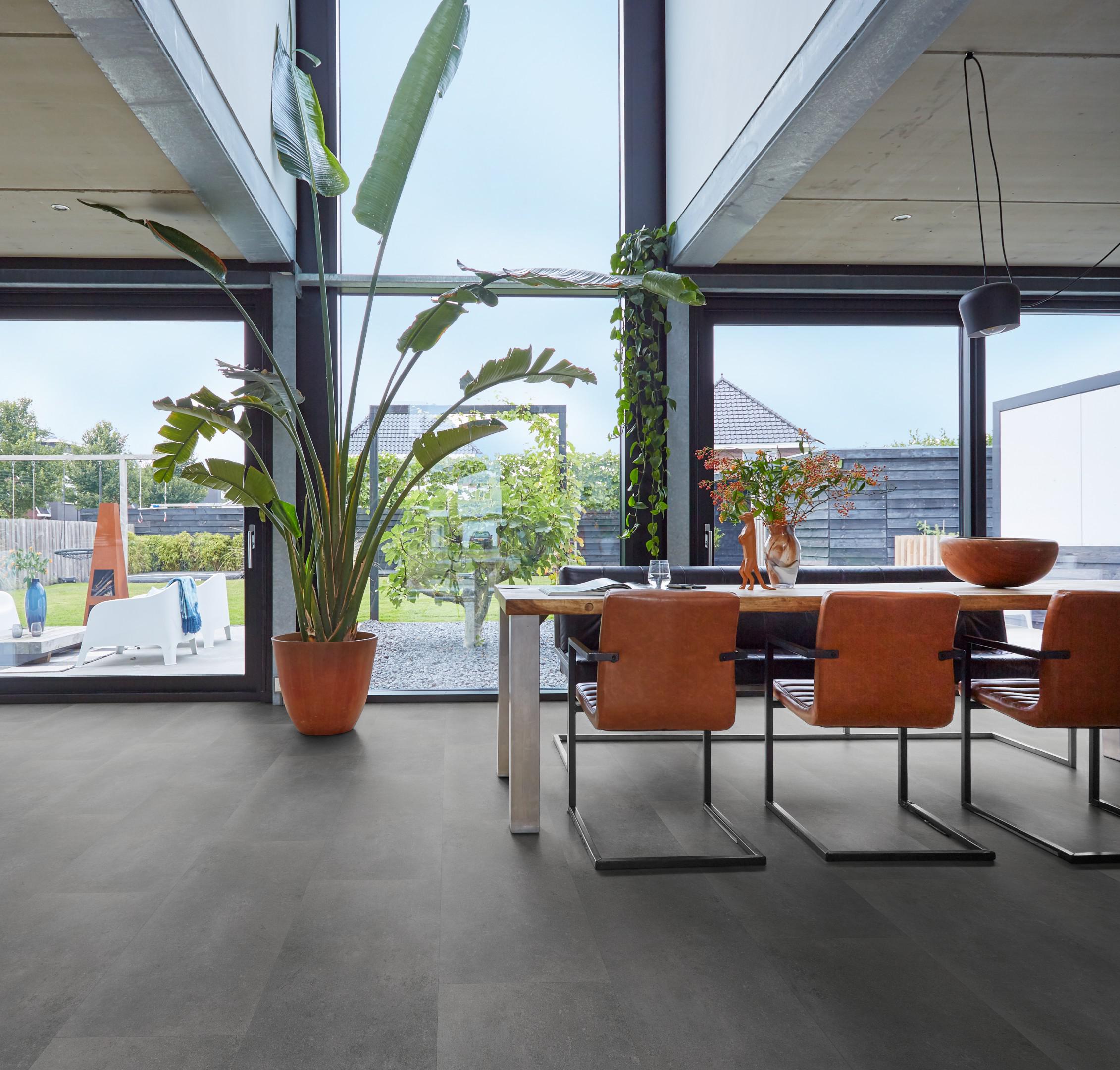 PVC Southwark Collection Dark Grey Click - sfeer