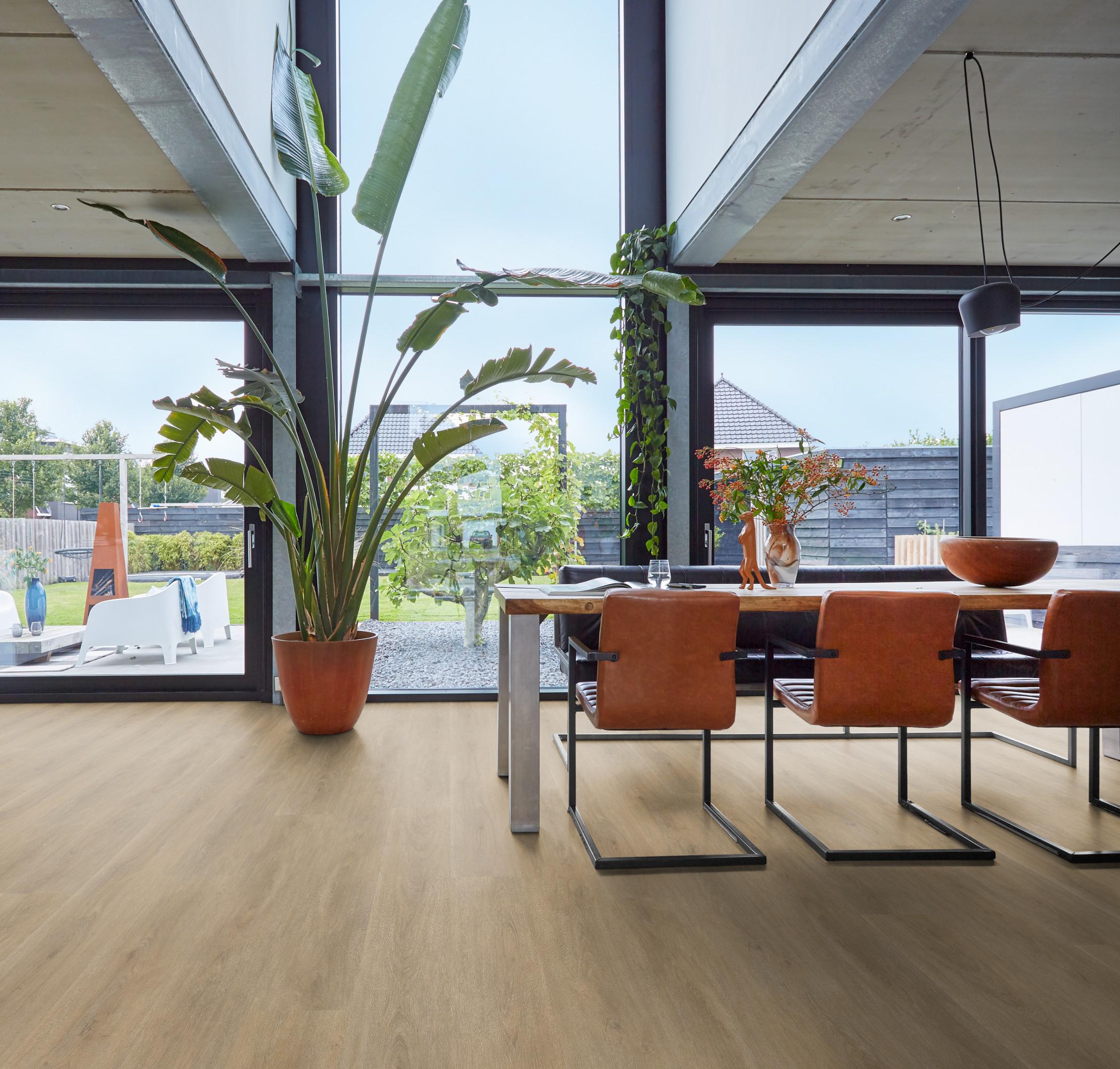 PVC Parramatta Collection Natural Oak Dryback - sfeer