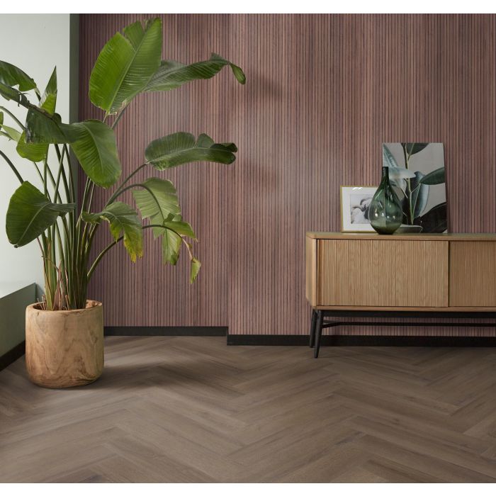 Silentlines flexibel walnoot 2x H260cm×B52,6cm=2,74m²