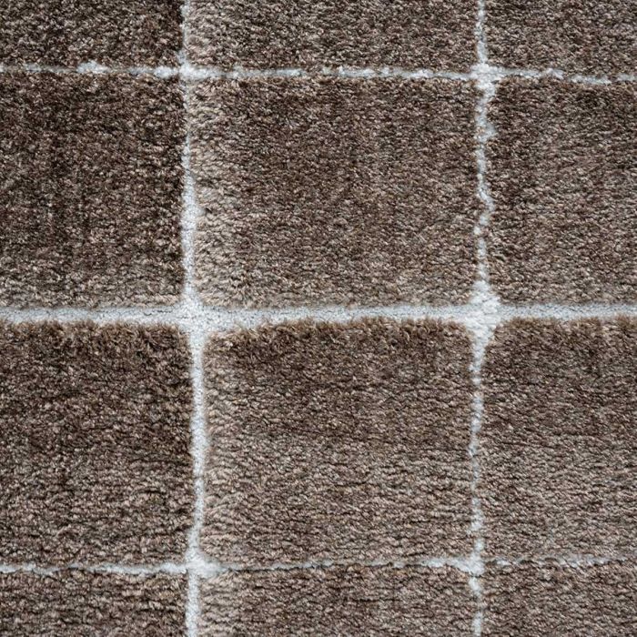 vtwonen karpet Blocks warm brown | 200x290 cm