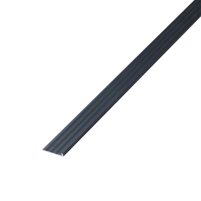 Co-pro eindprofiel recht antraciet/zwart (Eindprofiel recht 2,5mm 2700mm)