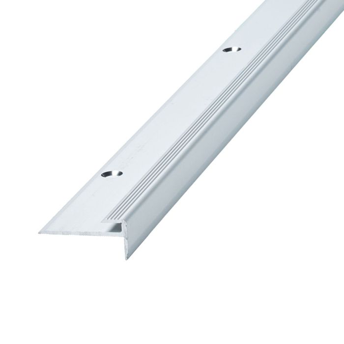 Trapprofiel U Zilver tot 3 mm PVC 14x9/28