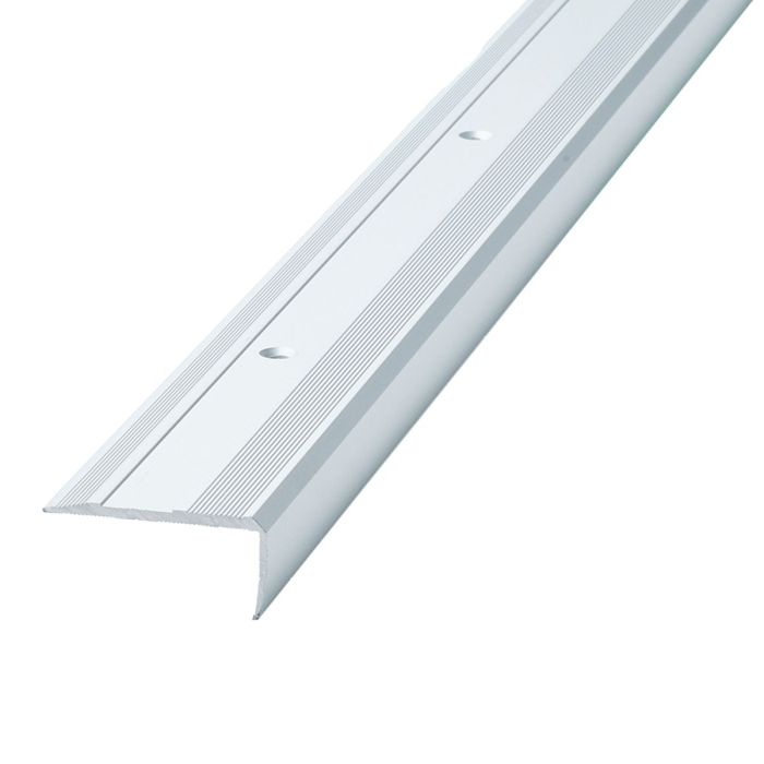 Trapprofiel zilver antislip 18x38 / Inlay optioneel