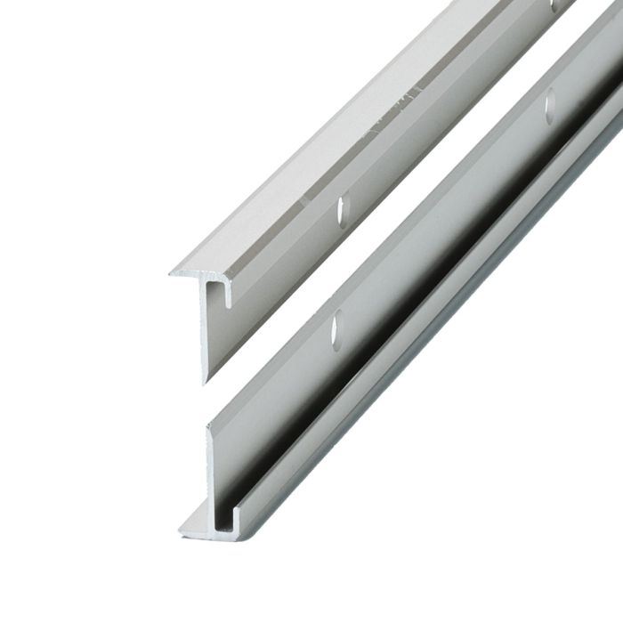 Co-pro open trapprofiel achterzijde pvc rvs