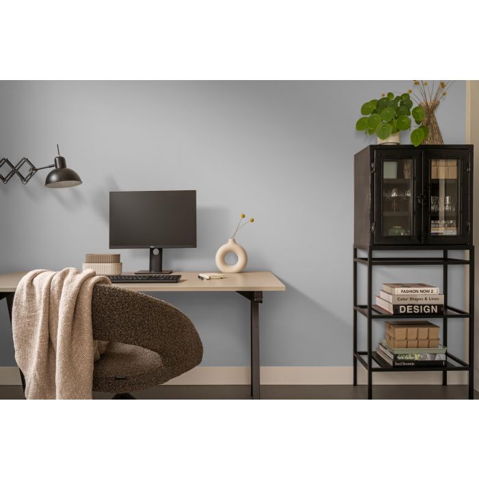 Start- en eindprofiel zwart pvc wand