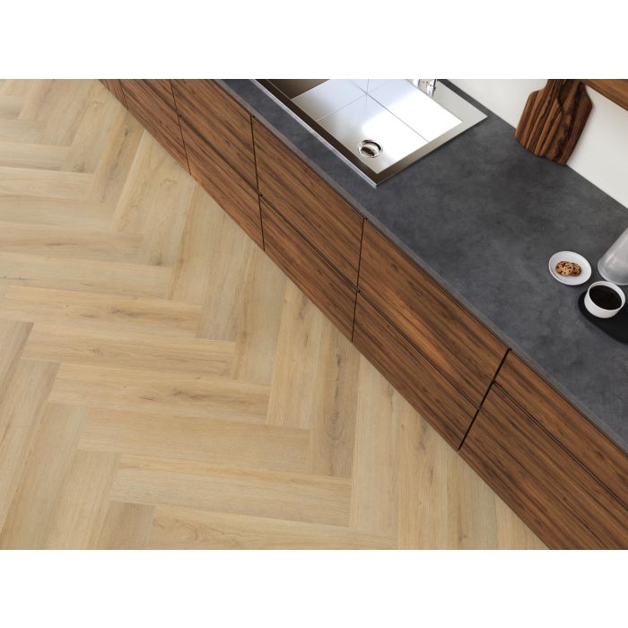 YUP XL Greenford herringbone click SRC natural