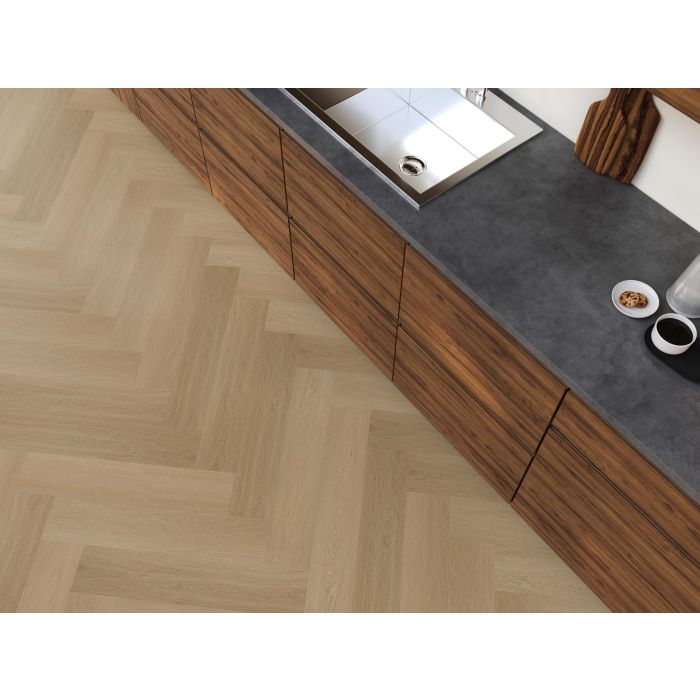 2614 PVC Yup Fulham herringbone Collection Warm Oak Pakinhoud 1,70m2