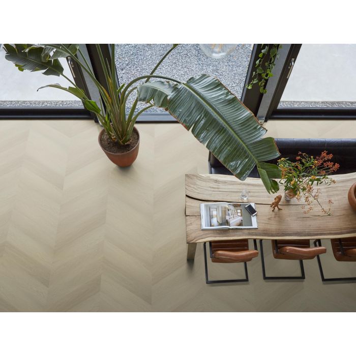 1612 PVC Yup Fulham Chevron Smoky Dryback Pakinhoud 1,75m2