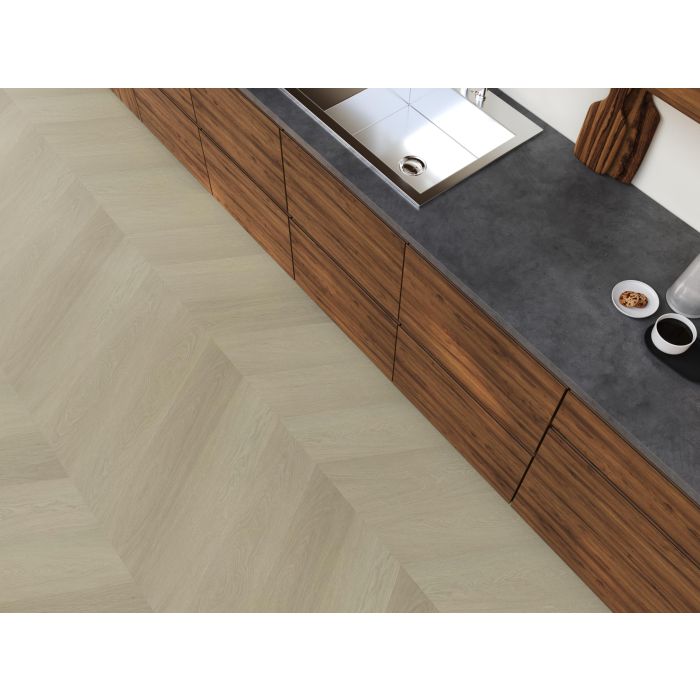 1612 PVC Yup Fulham Chevron Smoky Dryback Pakinhoud 1,75m2