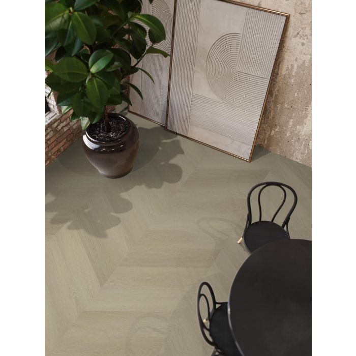 1612 PVC Yup Fulham Chevron Smoky Dryback Pakinhoud 1,75m2