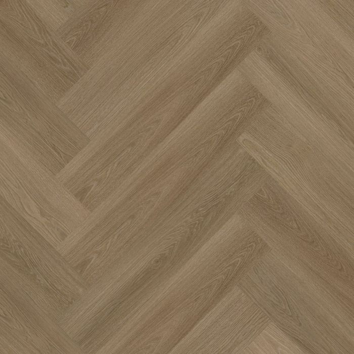 PVC YUP XL Brentford herringbone Collection Dark Oak Dryback