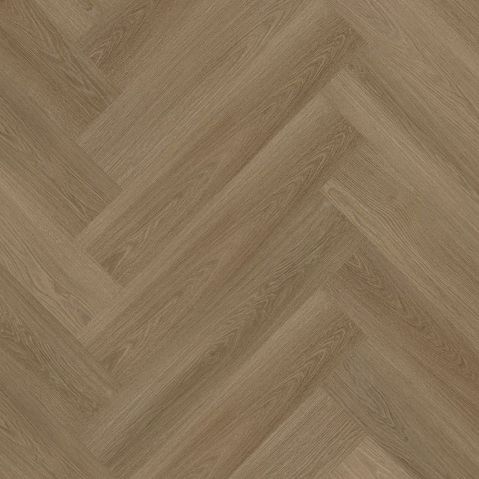 PVC YUP XL Brentford herringbone Collection Dark Oak Dryback