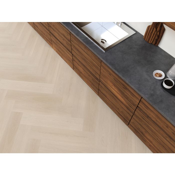 PVC YUP XL Brentford herringbone Collection Beige Click