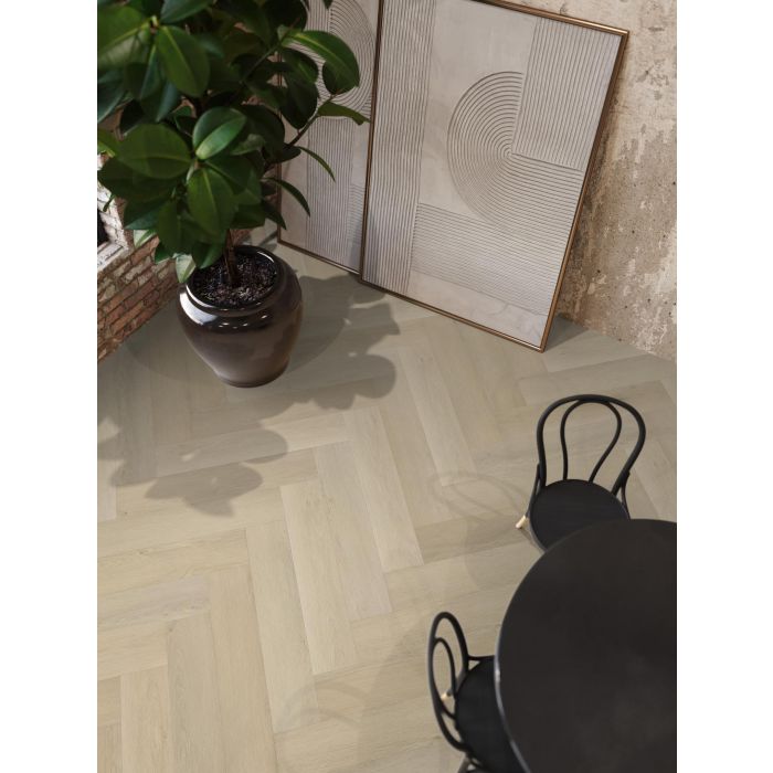 PVC YUP XL Mayfair herringbone Collection Beige Click