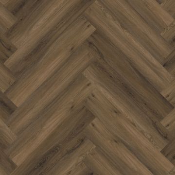 PVC Yup Collection Herringbone Warm Brown Click