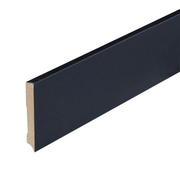 Zwarte folieplint Amsterdam RAL 9005 90x15