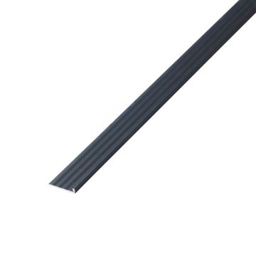 Co-pro eindprofiel recht antraciet/zwart (Eindprofiel recht 3mm 2700mm)