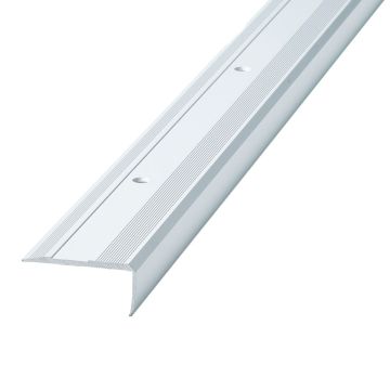 Trapprofiel zilver antislip 18x38 / Inlay optioneel