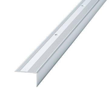 Trapprofiel zilver antislip 20x30 / Inlay optioneel