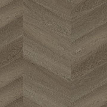 1615 PVC Yup Fulham Chevron Brown Dryback Pakinhoud 1,75m2