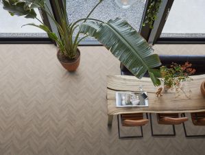 PVC Yup Collection Herringbone Smoky Click